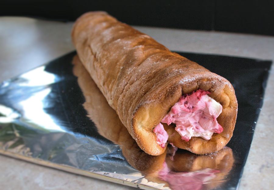 Raspberry Cream Roulade Recipe Cuisine Fiend